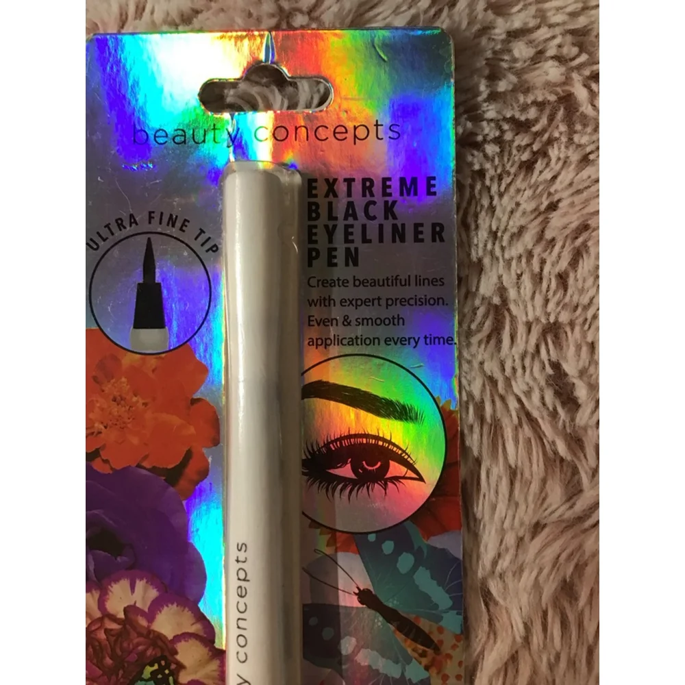 Beauty Concepts Extreme Black Eyeliner Pen Black White. NEW SEALED